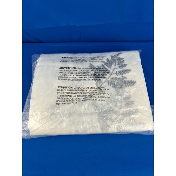 Nicole Miller New York Mabel Sheer Rod Pocket Curtain Panels 54"x108" Set of 2 - Picture 6 of 6